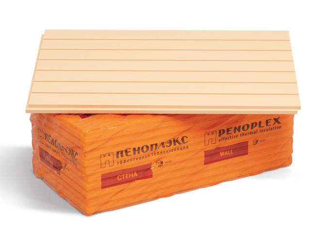 Изображение товара Пенополистирол экструдированный  XPS ПЕНОПЛЭКС СТЕНА 50мм*585*1185 Т-15 уп-7шт/4,8526кв.м/0,2429м3 в Миди Лтд