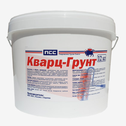 Изображение товара Кварц-грунт ПСС универсальный 12кг (75шт/пал) в Миди Лтд