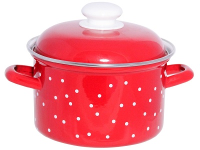 Кастрюля эмаль вишневая 3,0л White dots С-1612АП2/8Вш (4шт/уп) Х - фото в Миди Лтд Изображение товара Кастрюля эмаль вишневая 3,0л White dots С-1612АП2/8Вш (4шт/уп) Х в Миди Лтд