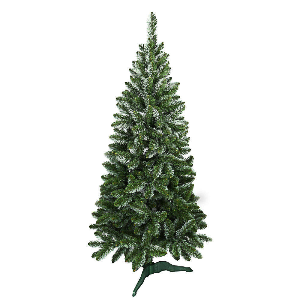 Ель искусственная "Заснеженная" 180см ПВХ зеленая/белая - фото в Миди Лтд Изображение товара Ель искусственная "Заснеженная" 180см ПВХ зеленая/белая в Миди Лтд