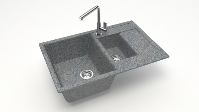 Мойка матовая Карельский Камень Blondi 210/Q8 (755*500мм) темно-серая - фото в Миди Лтд Изображение товара Мойка матовая Карельский Камень Blondi 210/Q8 (755*500мм) темно-серая в Миди Лтд