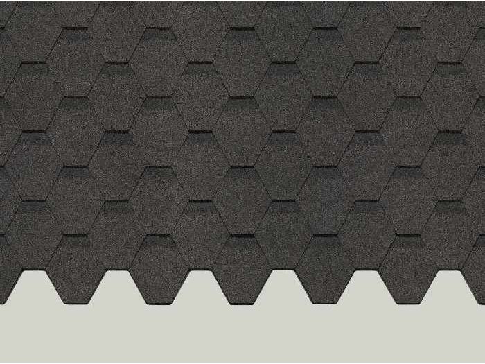 Изображение товара ХЧерепица гибкая DOCKE PIE Europa Karat 1000*318мм Серая (3м2/уп) в Миди Лтд