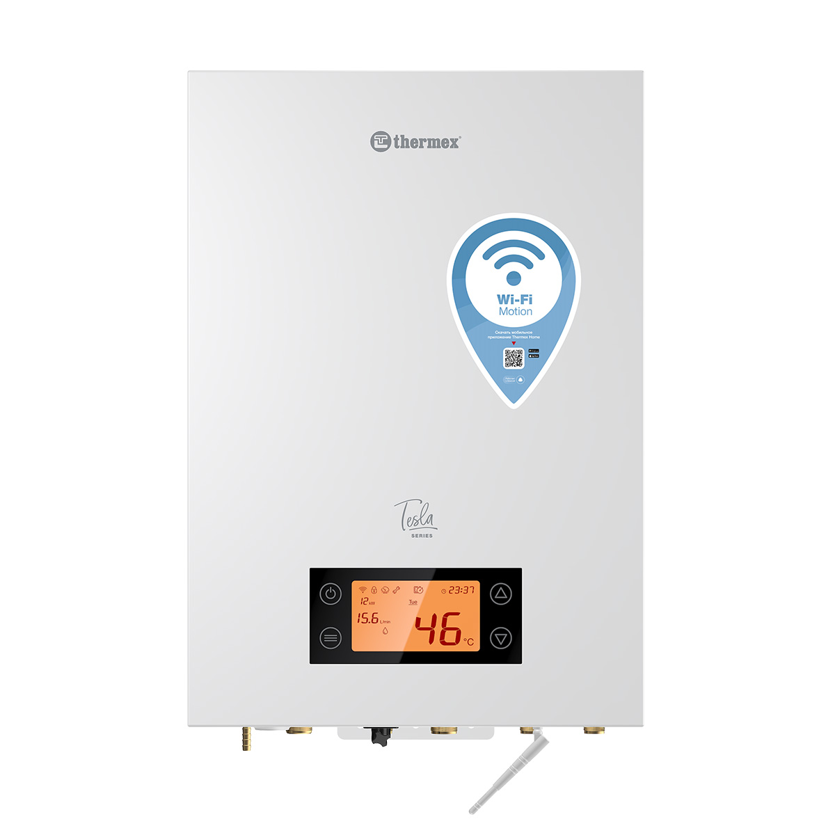 Котел электрический настенный ТНЕRMEX Tesla 12-24 Wi-Fi - фото в Миди Лтд Изображение товара Котел электрический настенный ТНЕRMEX Tesla 12-24 Wi-Fi в Миди Лтд