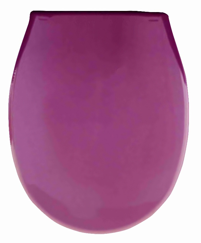 Изображение товара Сиденье для унитаза жесткое "Океан LUX" фиолетовое (1/10уп) в Миди Лтд
