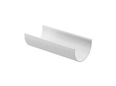 Желоб водосточный DOCKE Standart "Дача" белый диаметр 120 мм дл.3000мм (10шт/уп) - фото в Миди Лтд Изображение товара Желоб водосточный DOCKE Standart "Дача" белый диаметр 120 мм дл.3000мм (10шт/уп) в Миди Лтд