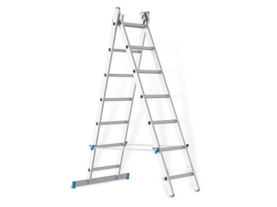 Лестница индустриального типа 2*11 высота до верхней площ 303/519см вес 11.7кг - фото в Миди Лтд Изображение товара Лестница индустриального типа 2*11 высота до верхней площ 303/519см вес 11.7кг в Миди Лтд