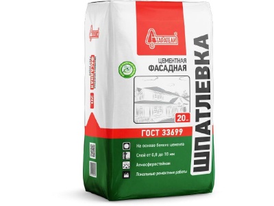 Шпатлевка фасадная светло-бежевая СТАРАТЕЛИ 20кг (77шт/пал) - фото в Миди Лтд Изображение товара Шпатлевка фасадная светло-бежевая СТАРАТЕЛИ 20кг (77шт/пал) в Миди Лтд