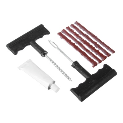 Изображение товара Набор для ремонта бескамерных шин №2: клей, 5 жгутов Т-инструмент NEW GALAXY в Миди Лтд