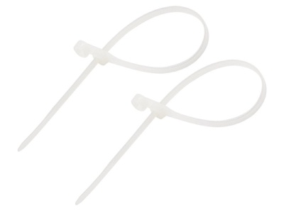 Хомуты нейлоновые белые 200х3,6мм (100 шт/уп) TDM - фото в Миди Лтд Изображение товара Хомуты нейлоновые белые 200х3,6мм (100 шт/уп) TDM в Миди Лтд