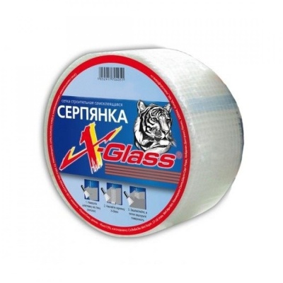 Сетка строительная самоклеющаяся (серпянка)  45мм*153м  (24шт/уп) - фото в Миди Лтд Изображение товара Сетка строительная самоклеющаяся (серпянка)  45мм*153м  (24шт/уп) в Миди Лтд