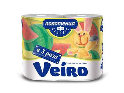 Полотенца бум. Veiro Classic 2сл, 2шт (75605)(12шт/уп) - фото в Миди Лтд Изображение товара Полотенца бум. Veiro Classic 2сл, 2шт (75605)(12шт/уп) в Миди Лтд