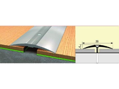 Изображение товара Стык 38 мм. 1,35 ясень серый в Миди Лтд