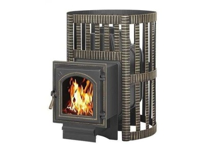Изображение товара Печь для бани Везувий Легенда Ковка 22 (270) (S обогрева 12-24м3) чугун, стекло в Миди Лтд