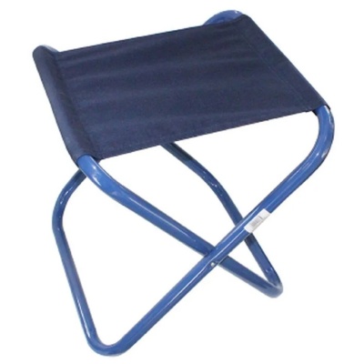 Стул туристический СЛЕДОПЫТ складной большой 410х460х470мм труба сталь 25х1мм цвет тёмно синий - фото в Миди Лтд Изображение товара Стул туристический СЛЕДОПЫТ складной большой 410х460х470мм труба сталь 25х1мм цвет тёмно синий в Миди Лтд