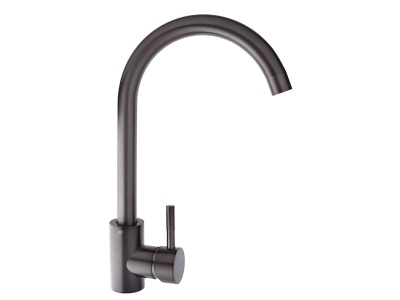 Смеситель для кухни СоюзКран поворотный излив 35см керам картридж 35мм графит нерж сталь SS01-R133 - фото в Миди Лтд Изображение товара Смеситель для кухни СоюзКран поворотный излив 35см керам картридж 35мм графит нерж сталь SS01-R133 в Миди Лтд