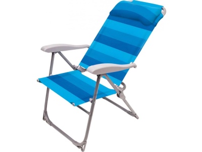 Кресло-шезлонг NIKA 750x590x1090 синее Х - фото в Миди Лтд Изображение товара Кресло-шезлонг NIKA 750x590x1090 синее Х в Миди Лтд