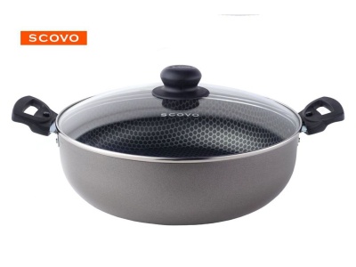 Изображение товара Жаровня Scovo Discovery 26см ст. крышка антипригарное покрытие (5шт/уп) Х в Миди Лтд