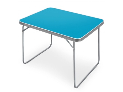 Стол складной туристический NIKA 700x500х600 голубой - фото в Миди Лтд Изображение товара Стол складной туристический NIKA 700x500х600 голубой в Миди Лтд