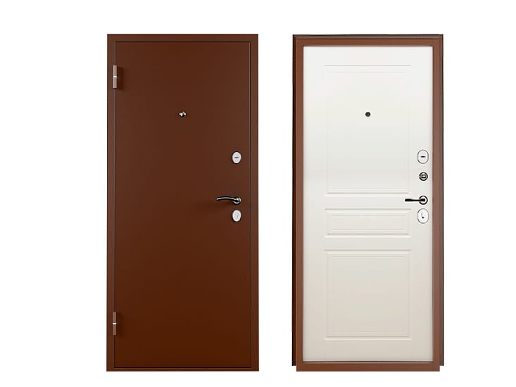 Дверь металлическая 960 правая 66мм ТИТАН-2050 Ясень белоснежный антик медь - фото в Миди Лтд Изображение товара Дверь металлическая 960 правая 66мм ТИТАН-2050 Ясень белоснежный антик медь в Миди Лтд