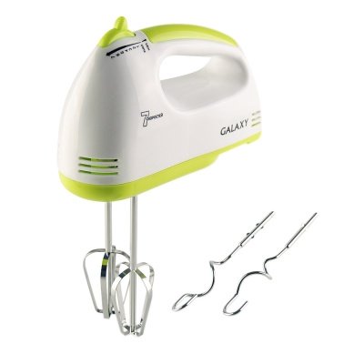 Миксер GALAXY GL 2206 200Вт 7 скоростей 2шт насадки-венчика 2шт насадки для теста - фото в Миди Лтд Изображение товара Миксер GALAXY GL 2206 200Вт 7 скоростей 2шт насадки-венчика 2шт насадки для теста в Миди Лтд