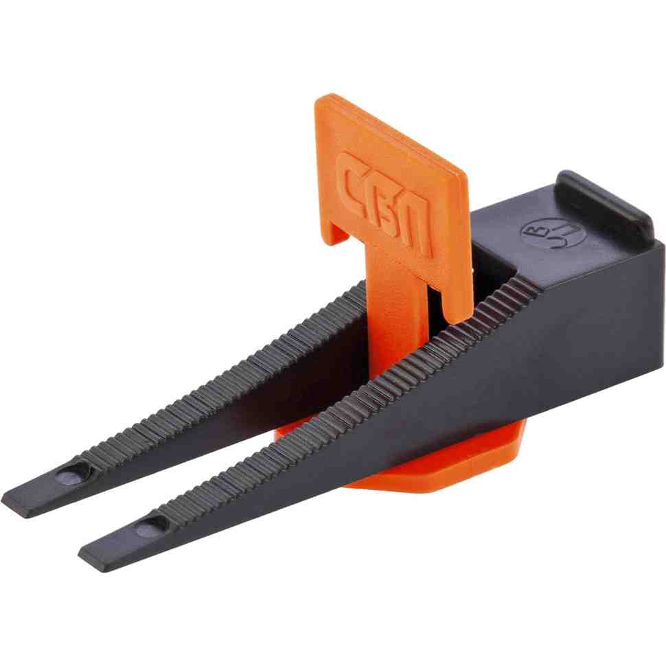 Система выравнивания плитки  (зажим 40шт+клин 40шт/уп) - фото в Миди Лтд Изображение товара Система выравнивания плитки  (зажим 40шт+клин 40шт/уп) в Миди Лтд