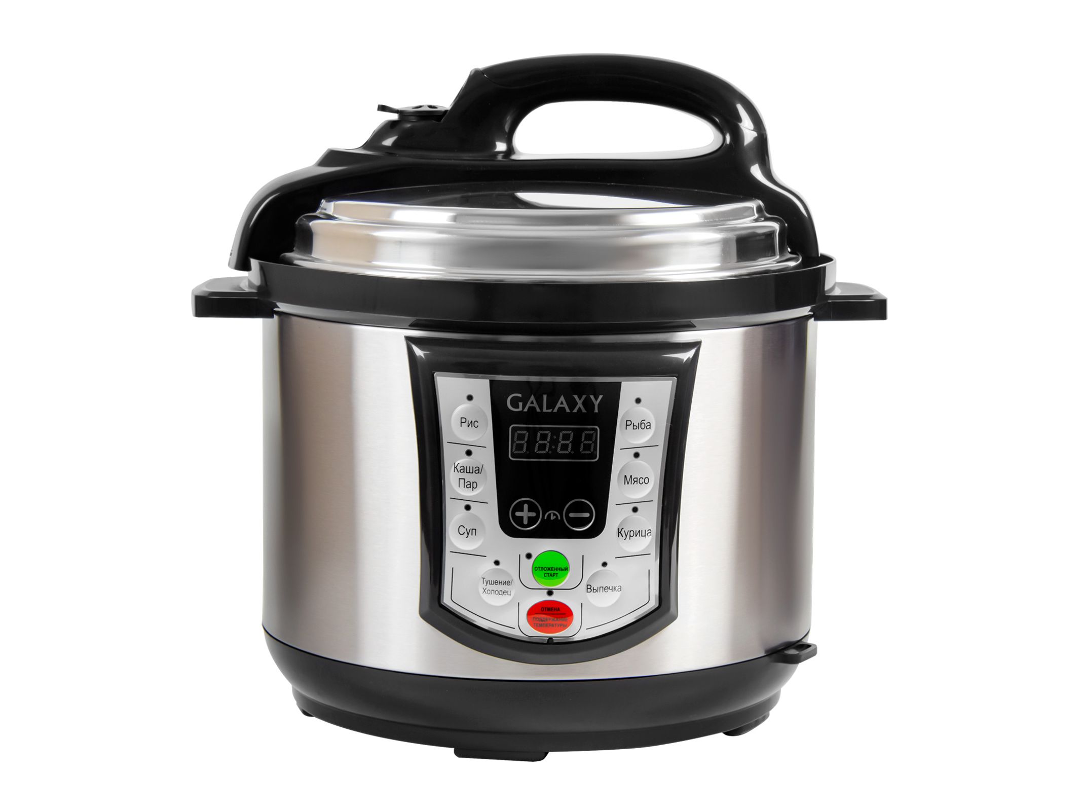 Мультиварка-скороварка GALAXY GL 2651 900Вт 8 программ чаша 5л - фото в Миди Лтд Изображение товара Мультиварка-скороварка GALAXY GL 2651 900Вт 8 программ чаша 5л в Миди Лтд