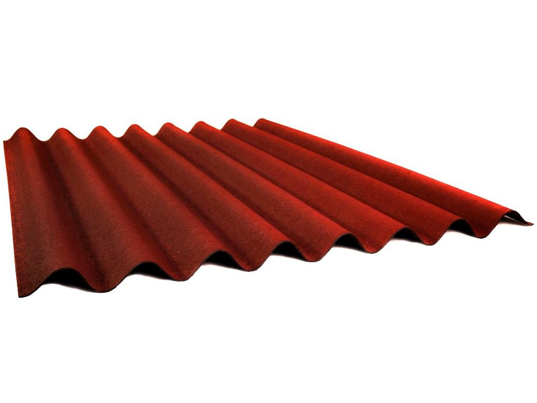 Ондулин SMART красный (1.95х0.96) (300шт/пал) - фото в Миди Лтд Изображение товара Ондулин SMART красный (1.95х0.96) (300шт/пал) в Миди Лтд