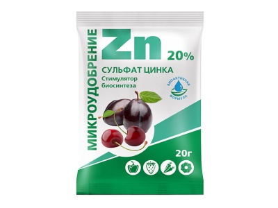 Сульфат Цинка 20г Био-Мастер (200шт/уп) - фото в Миди Лтд Изображение товара Сульфат Цинка 20г Био-Мастер (200шт/уп) в Миди Лтд