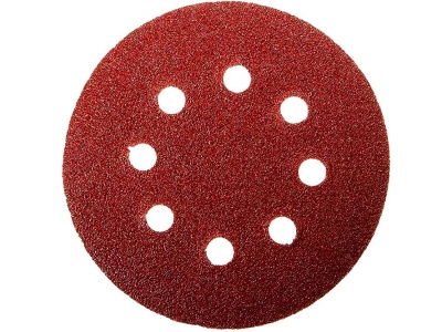Круг абразивный на велюр осн зер 320 d125  8 отв (5шт/уп) - фото в Миди Лтд Изображение товара Круг абразивный на велюр осн зер 320 d125  8 отв (5шт/уп) в Миди Лтд