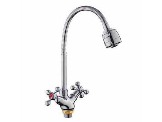 Смеситель для кухни пружинный большой аэратор 1,2 кер 24шл гайка 4319 Fmark - фото в Миди Лтд Изображение товара Смеситель для кухни пружинный большой аэратор 1,2 кер 24шл гайка 4319 Fmark в Миди Лтд