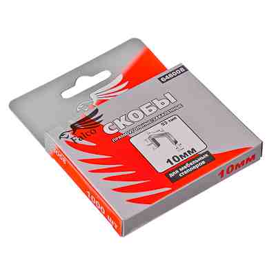 Скоба 10мм (11,3*0,7мм) д/мебел.степлера тип53         ХХ - фото в Миди Лтд Изображение товара Скоба 10мм (11,3*0,7мм) д/мебел.степлера тип53         ХХ в Миди Лтд