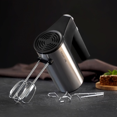 Миксер GALAXY LINE GL 2223 400Вт 5 скоростей 2шт насадка-венчик 2шт насадки для теста - фото в Миди Лтд Изображение товара Миксер GALAXY LINE GL 2223 400Вт 5 скоростей 2шт насадка-венчик 2шт насадки для теста в Миди Лтд