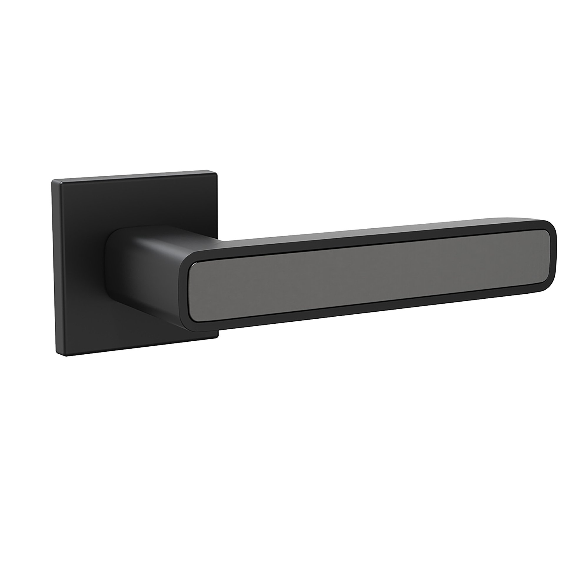 Изображение товара Ручки дверные MARS ARC BL/GR-24 черный/графит в Миди Лтд