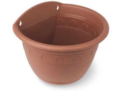 Кашпо КОЛЫВАНЬ настенное д20см терракот (22шт/уп) - фото в Миди Лтд Изображение товара Кашпо КОЛЫВАНЬ настенное д20см терракот (22шт/уп) в Миди Лтд