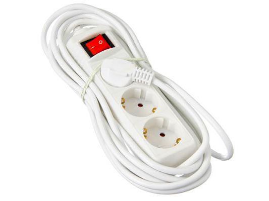 Удлинитель 3 гнезда 3х1,0мм. 2,5м              ХХ - фото в Миди Лтд Изображение товара Удлинитель 3 гнезда 3х1,0мм. 2,5м              ХХ в Миди Лтд