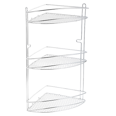 Полка настенная ARTEX Star угловая трехъярусная, высокая - фото в Миди Лтд Изображение товара Полка настенная ARTEX Star угловая трехъярусная, высокая в Миди Лтд