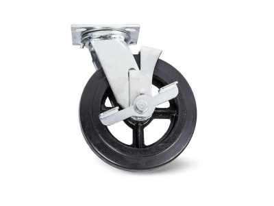 Колесо большегрузное поворотн. тормоз рез. (SCdb 42) 100мм - фото в Миди Лтд Изображение товара Колесо большегрузное поворотн. тормоз рез. (SCdb 42) 100мм в Миди Лтд