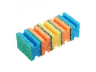 Изображение товара Набор губок для мытья посуды Профи 5 шт 80*60*38 в Миди Лтд