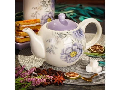 Чайник заварочный доломит 0,95л Daniks Флорина Сиреневый (12шт/уп) Х - фото в Миди Лтд Изображение товара Чайник заварочный доломит 0,95л Daniks Флорина Сиреневый (12шт/уп) Х в Миди Лтд