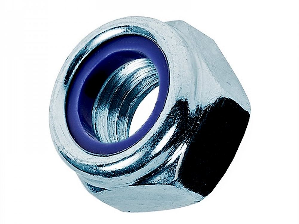 Гайка самоконтрящаяся цинк М14 (50шт/уп) - фото в Миди Лтд Изображение товара Гайка самоконтрящаяся цинк М14 (50шт/уп) в Миди Лтд