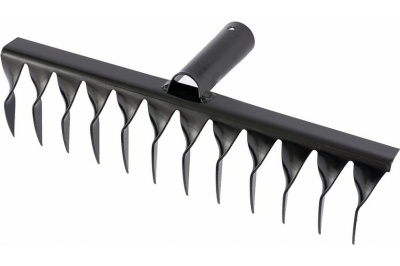Изображение товара Грабли витые 12 зубьев окрашенные без черенка в Миди Лтд