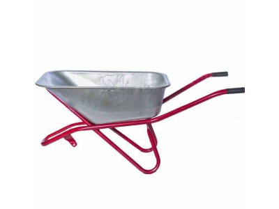 Изображение товара Тачка одноколесная 110л/200кг (без колес d16/12) синяя (C) в Миди Лтд