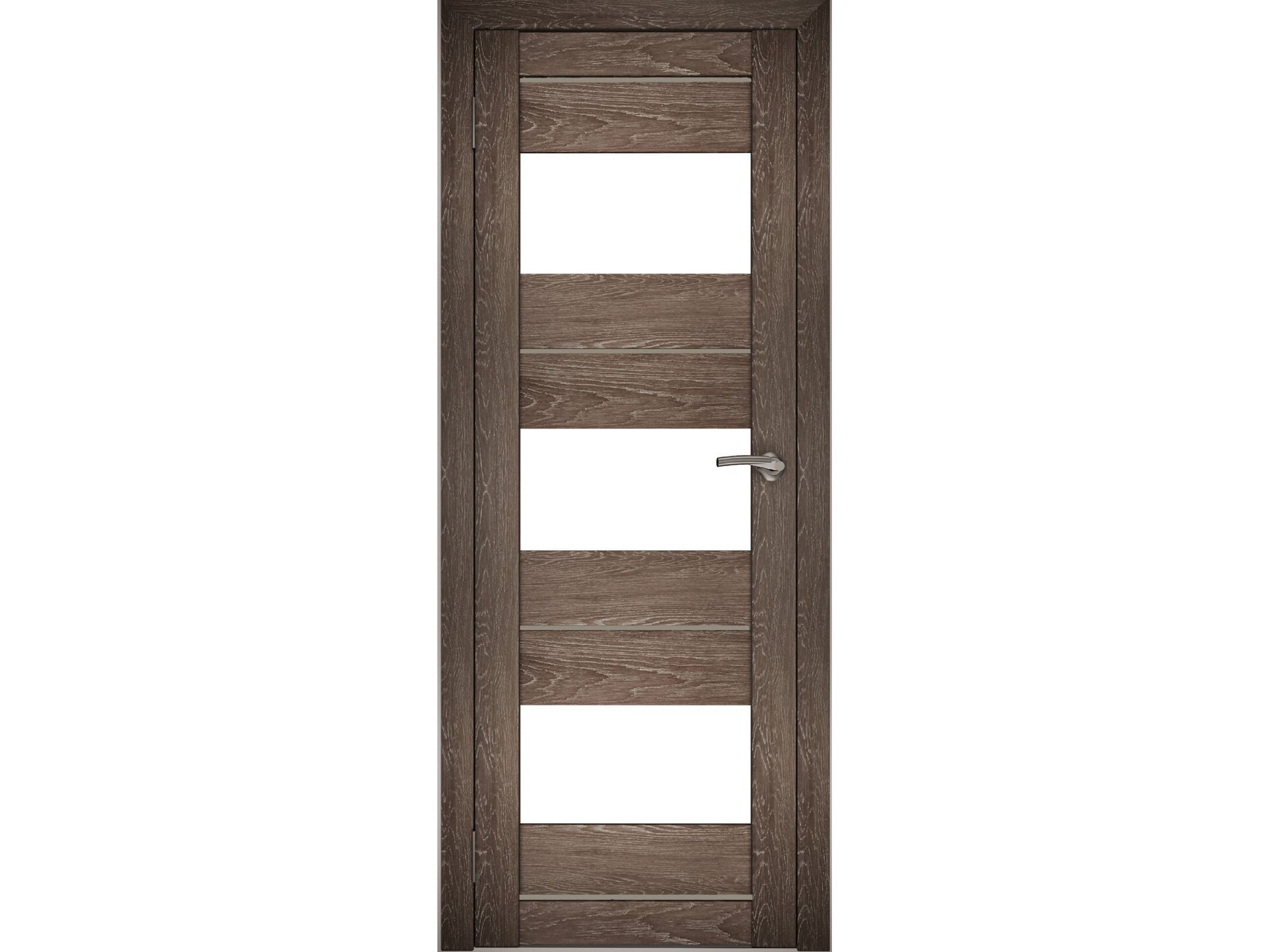 Изображение товара Полотно дверное ПО стекло белое экошпон Лига22 дуб шале корица 700 в Миди Лтд