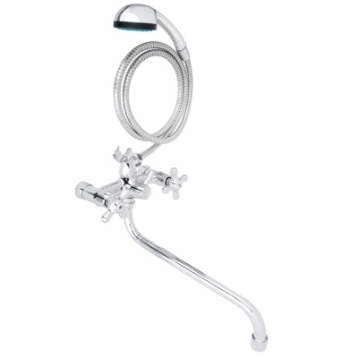 Смеситель для ванны СоюзКран с душем круглый излив двухвентельный 30мм SK2012 хром - фото в Миди Лтд Изображение товара Смеситель для ванны СоюзКран с душем круглый излив двухвентельный 30мм SK2012 хром в Миди Лтд