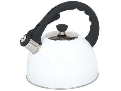 Чайник нерж сталь 3л (MSY-066W) со свистком ручка с силиконовым покрытием индукция матовый Daniks  - фото в Миди Лтд Изображение товара Чайник нерж сталь 3л (MSY-066W) со свистком ручка с силиконовым покрытием индукция матовый Daniks  в Миди Лтд