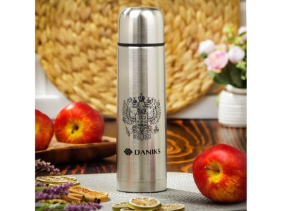 Термос нерж сталь 0,5л (SL-50Z) универсальная горловина Daniks Серебристый (24шт/уп) - фото в Миди Лтд Изображение товара Термос нерж сталь 0,5л (SL-50Z) универсальная горловина Daniks Серебристый (24шт/уп) в Миди Лтд