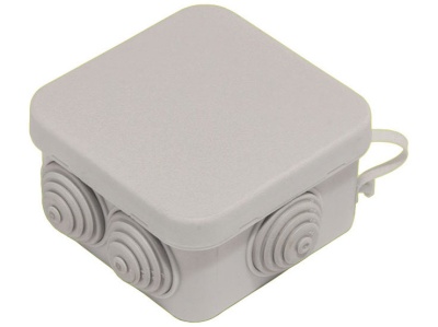 Изображение товара Коробка разветвительная с гермовводами 70х70х40 ОП IP55 КР2605 в Миди Лтд