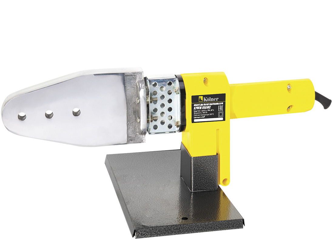 Сварочный аппарат 800Вт Kolner KPWM насадки 20/25/32мм - фото в Миди Лтд Изображение товара Сварочный аппарат 800Вт Kolner KPWM насадки 20/25/32мм в Миди Лтд