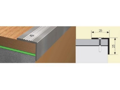 Изображение товара Угол 25*25 0,9 алюминий в Миди Лтд