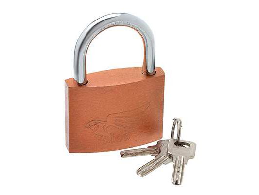 Замок навесной 75мм FALCO Красный   ХХ - фото в Миди Лтд Изображение товара Замок навесной 75мм FALCO Красный   ХХ в Миди Лтд